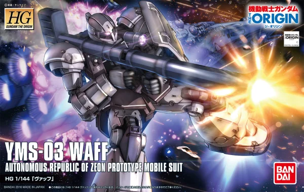 BANDAI HOBBY The Origin - 1/144 HG YMS-03 WAFF - Mobile Suit Gundam: OVAs and Side Stories