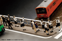 1/80 Scale super minifigure series6 That Day's Bus Stop Set 7