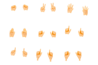 MEGAMI DEVICE M.S.G 09 HAND SET SKIN COLOR D 10
