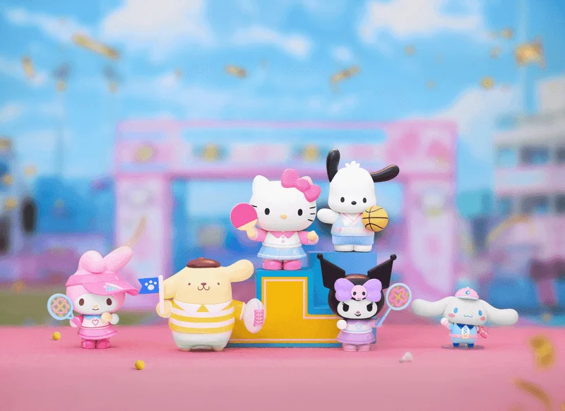 Sanrio characters Vibrant Sports Meeting Series Figures Blind Box