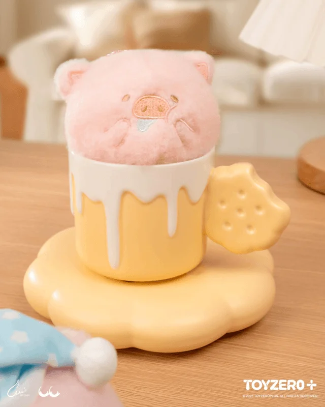 TOYZEROPLUS LuLu the Piggy Generic - Plush Keychain (Squishy ver.) - LuLu The Piggy