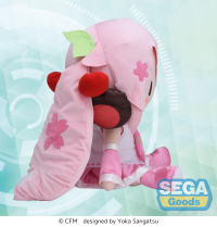 fuwa petit "Sakura Miku" Dodeka Jumbo Plush 5