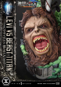 Ultimate Premium Masterline  TV animation Attack On Titan  Levi versus Beast Titan Bonus Version 55