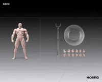Queen Studios INART- Blank Male Body 1/12 Action Figure (White) - Action Figures - photo 6