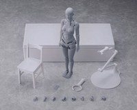 Nishimura Style Drawing Doll Olive Gray 1
