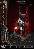 Prime 1 Studio Throne Legacy God of War: Ragnarok Young Kratos 			 - God Of War - photo 3