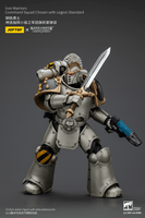 Iron Warriors Command Squad Chosen with Legion Standard 9