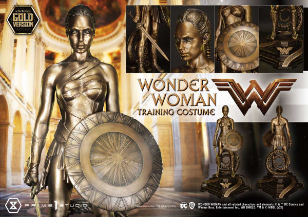 Museum Masterline Wonder Woman (Film) Wonder Woman Training Costume Gold Version