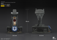 Ultramarines Lieutenant Titus' MKX Helmet & Display Stand 14