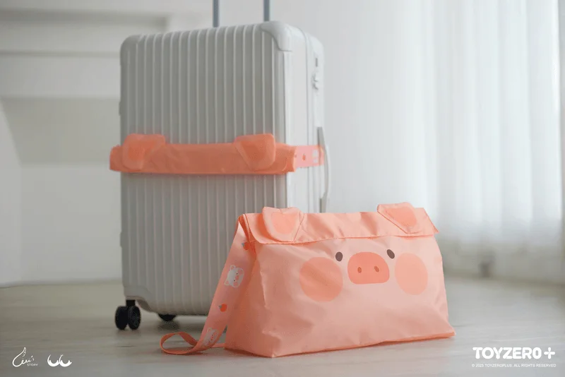 TOYZEROPLUS LuLu the Piggy Generic - 2 Way Suitcase Straps - LuLu The Piggy