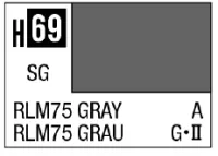GSI Creos AQUEOUS HOBBY COLOR - H69 SEMI-GLOSS RLM75 GRAY (GERMAN AIRCRAFT) - photo 1