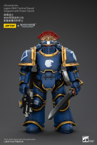 Ultramarines Legion MKIII Tactical Squad Sergeant with Power Sword 1