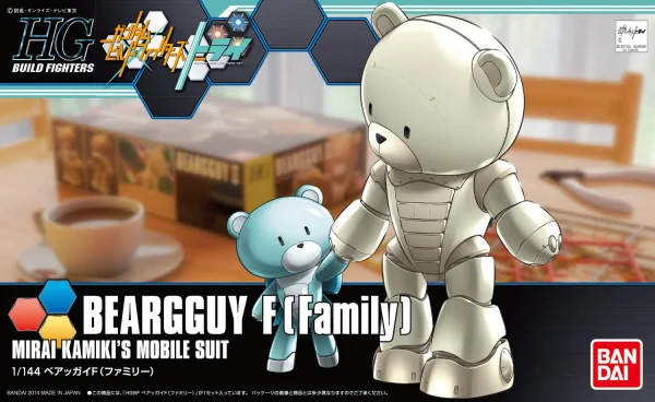 BANDAI HOBBY HGBF 1/144 Beargguy F Family - Gundam Build Fighters / Try