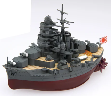 Fujimi [Qstyle No6 EX-2] Qstyle Chibimaru Ship Hiei Special Version (w/Clear Pedestal) - Original Series