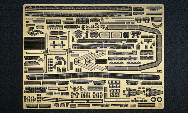 Hasegawa [QG13] 1:350 PHOTOETCHED PARTS for Z23(40023) 1:350 ANTARCTICA OBSERVATION SHIP SOYA 3rd CORPS - Kit Accessories