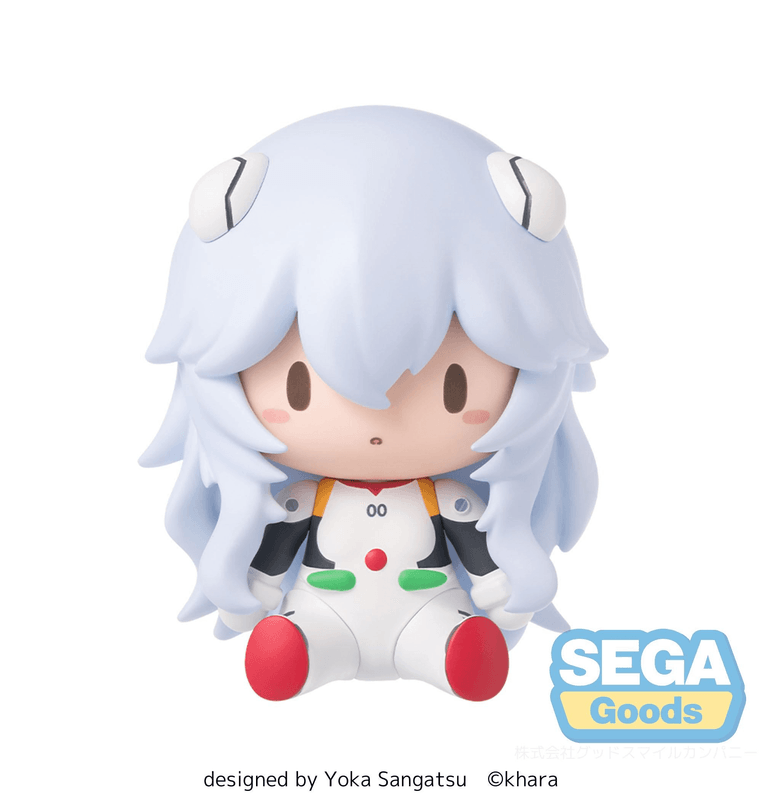 fuwa petit "EVANGELION: 3.0+1.0 Thrice Upon a Time" Chibi Figure "Rei" Long Hair