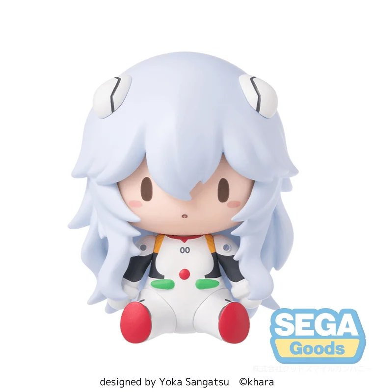 SEGA fuwa petit "EVANGELION: 3.0+1.0 Thrice Upon a Time" Chibi Figure "Rei" Long Hair - Evangelion: 3.0+1.0 Thrice Upon a Time