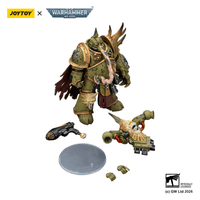 Death Guard Plague Marine Champion with Plasma Pistol and Power Fist 19