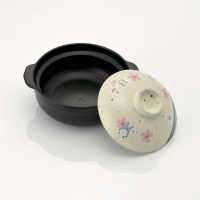 Totoro Traditional Japanese Series - Earthen Pot (Sakura/Cherry Blossom) 2