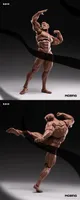 Queen Studios INART- Blank Male Body 1/12 Action Figure (Black) - Action Figures - photo 1