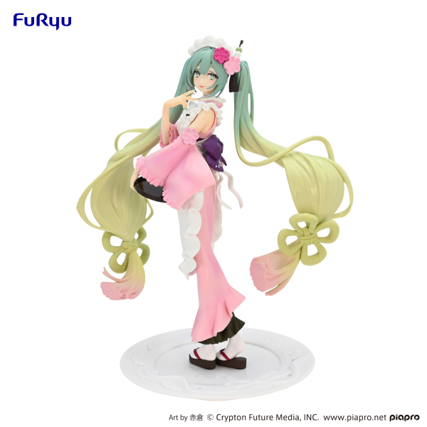 Hatsune Miku　Exceed Creative Figure -Matcha Green Tea Parfait Cherry Blossom ver.-