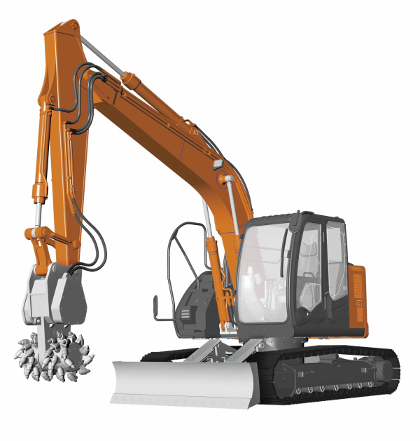 1/35 HITACHI CONSTRUCTION MACHINERY EXCAVATOR ZAXIS 135US CUTTER HEADS (TBA)