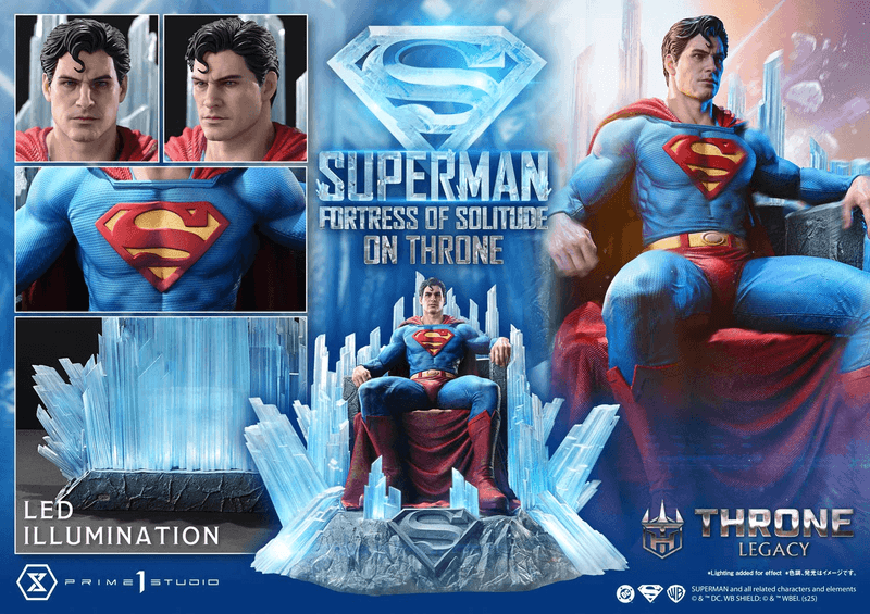 Throne Legacy Superman (Comics) Superman Fortress of Solitude on Throne (Design by Gabriele Dell'Otto)