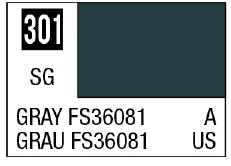 Mr. Color 301 Gray FS36081 (Semi-Gloss/Aircraft)