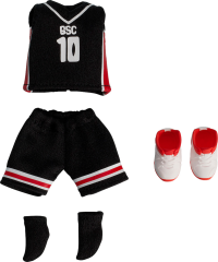Nendoroid Doll Outfit Set: Basketball Uniform (Black) 3