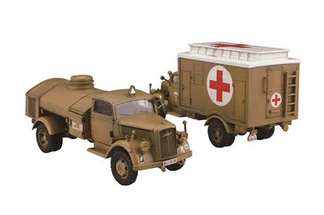 Fujimi [Mi-4] 1/72 German 3ton Truck (Box Type Rescue Vehicle/Refueller) - Scale Kits
