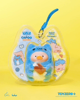 LuLu the Piggy x Capoo - Foodie Lu PVC Face Plush Keychain 2