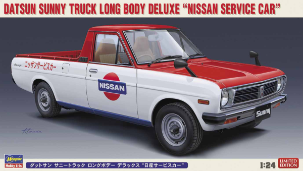 1/24 DATSUN SUNNY TRUCK LONG BODY DELUXE NISSAN SERVICE CAR