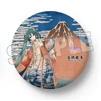 Presence CO., LTD. Hatsune Miku x Katsushika Hokusai iXima Large Pinback Button Fine Wind, Clear Morning - Hatsune Miku - photo 1