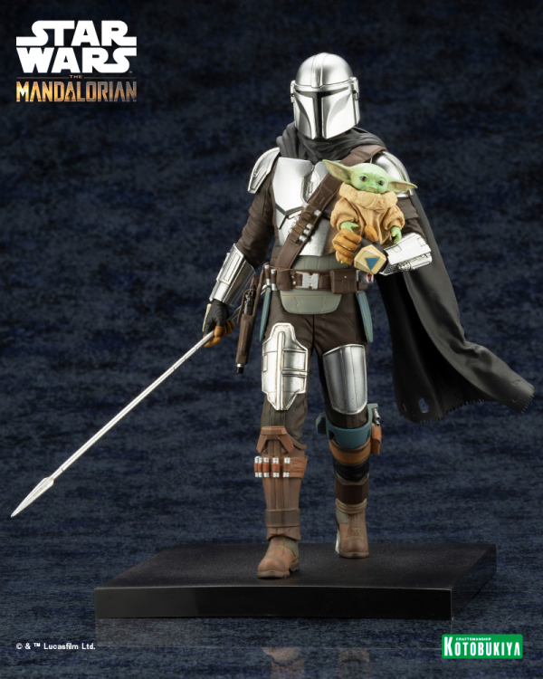 ARTFX+ MANDALORIAN & GROGU with Beskar Staff