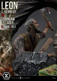 Prime 1 Studio Ultimate Premium Masterline Resident Evil 4 Leon S. Kennedy versus Chainsaw Villager - Video Games - photo 10