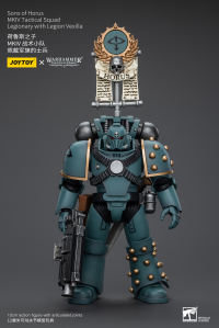 Sons of Horus MKIV Tactical Squad Legionary with Legion Vexilla 1