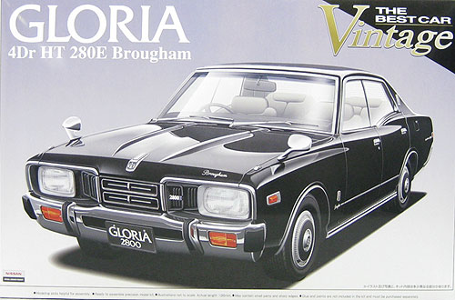 THE BEST CAR VINTAGE: 1/24 GLORIA 4Door Hardtop 280E Brougham (P331)