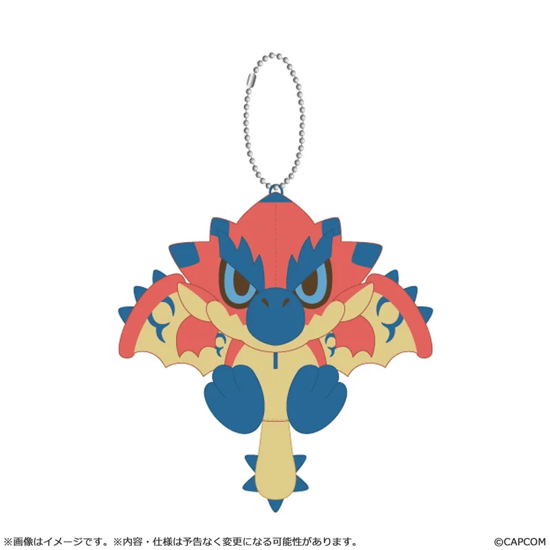 CAPCOM MONSTER HUNTER CHIBI STYLE Plush Keychain: Rathalos - Monster Hunter