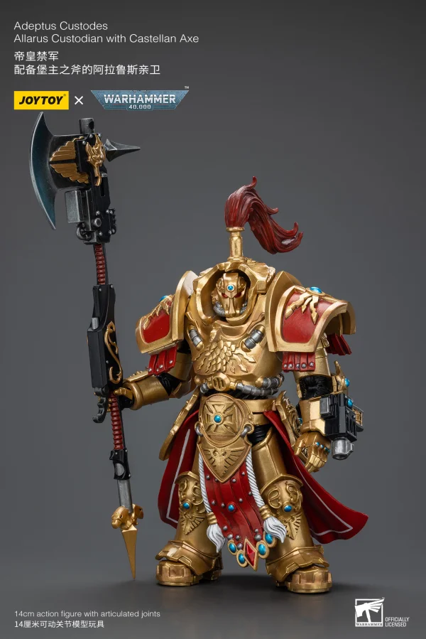 JOYTOY Adeptus Custodes Allarus custodian with Castellan Axe - Warhammer 40K