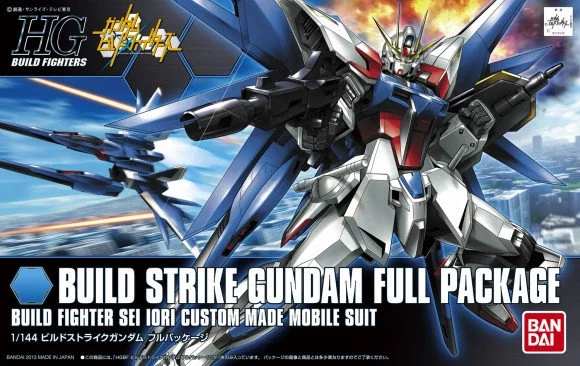 BANDAI HOBBY HGBF 1/144 Build Strike Gundam Full Package - Gundam Build Fighters / Try