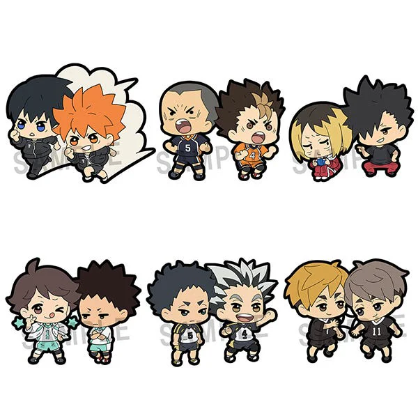 MegaHouse Rubber Mascot Buddycolle Haikyu!(Repeat)(1pc / 6pc per box) - Haikyu!!