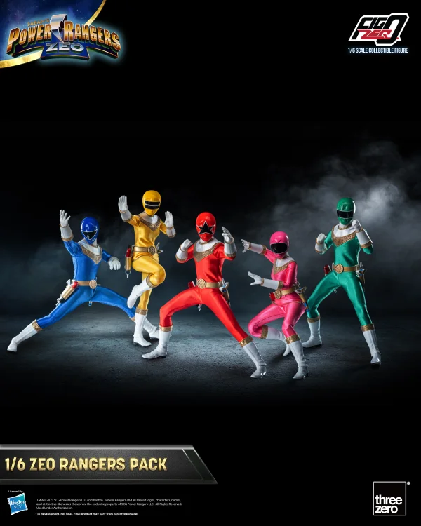 threezero Power Rangers Zeo - FigZero 1/6 Zeo Rangers Pack - Power Rangers