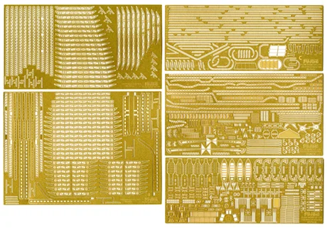 Fujimi [G-up No40] 1/350 Photo-Etched Parts SP2 for IJN Aircraft Carrier Kaga - Kit Accessories