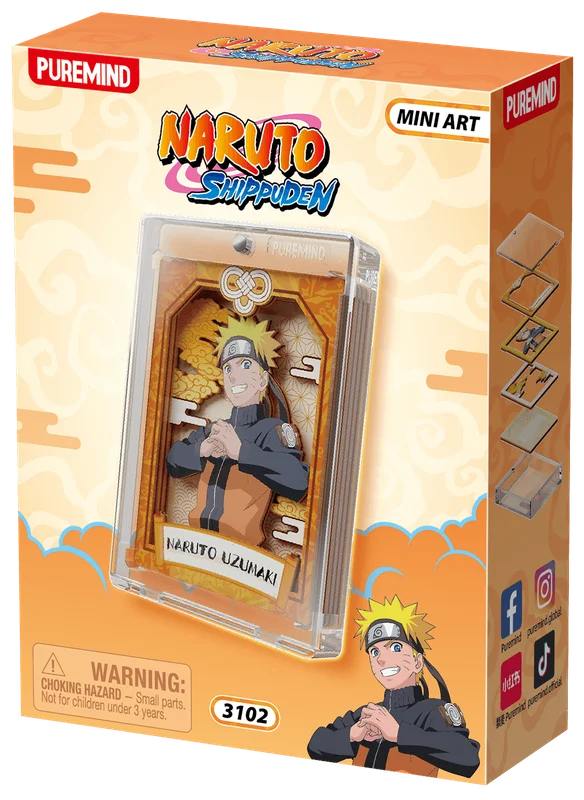 PUREMIND Naruto Shippuden - Ninja Spirit Amulet (6units/set) - NARUTO