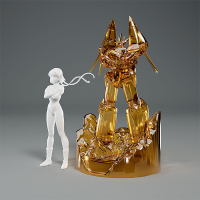 PLAMAX MF-81 minimum factory Noriko Takaya with Gunbuster: Effect Color Ver. 1