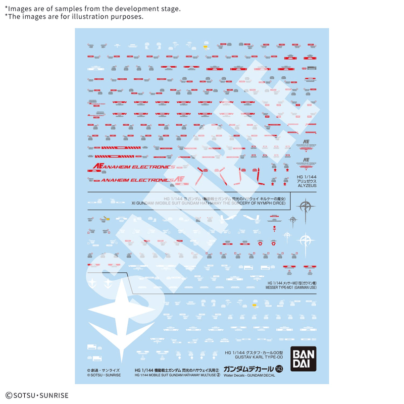 Gundam Decal 143 Hathaway Multiuse ②