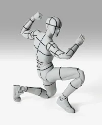 TAMASHII NATIONS BODY-KUN-Sports- Edition-WIRE FRAME- (Gray Color Ver.) "BODY-KUN/BODY-CHAN", TAMASHII NATIONS S.H.Figuarts - Hyper Body - photo 7