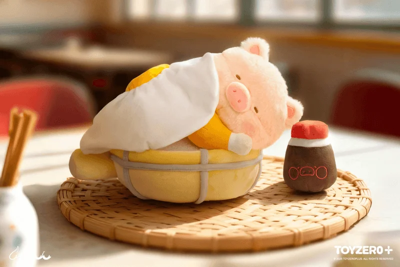 TOYZEROPLUS LuLu the Piggy Lu's Table - Claypot Rice Lu Plush - LuLu The Piggy