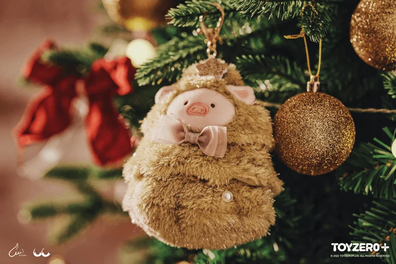 TOYZEROPLUS LuLu the Piggy X'Mas - Christmas Tree Keychain - LuLu The Piggy
