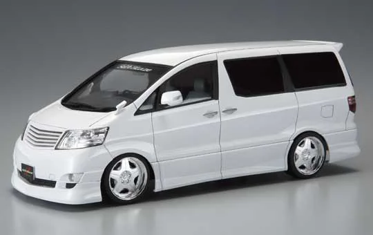 Aoshima VIP AMERICAN: 1/24 Silk Blaze ALPHARD MS/AS Late Ver. (TOYOTA) - Scale Kits